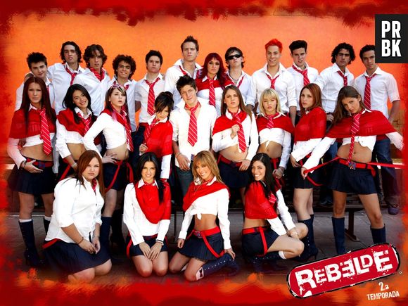 O elenco de "Rebelde" se divertia e aprotava muito na Elite Way School!