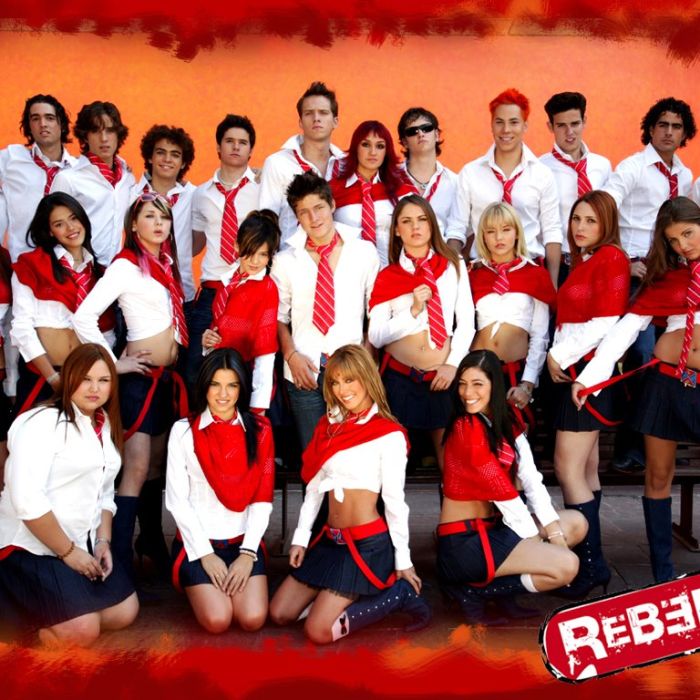 O elenco de &quot;Rebelde&quot; se divertia e aprotava muito na Elite Way School!
