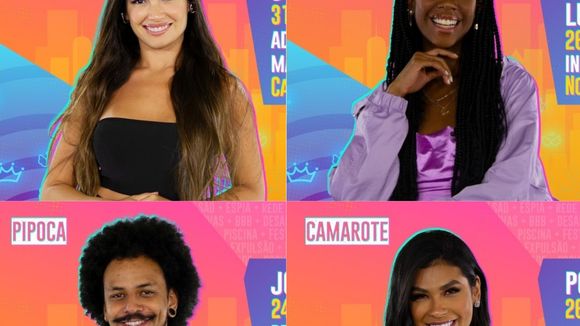 Juliette, Camilla, João e Pocah estão formando um G4 dentro do "BBB21"?