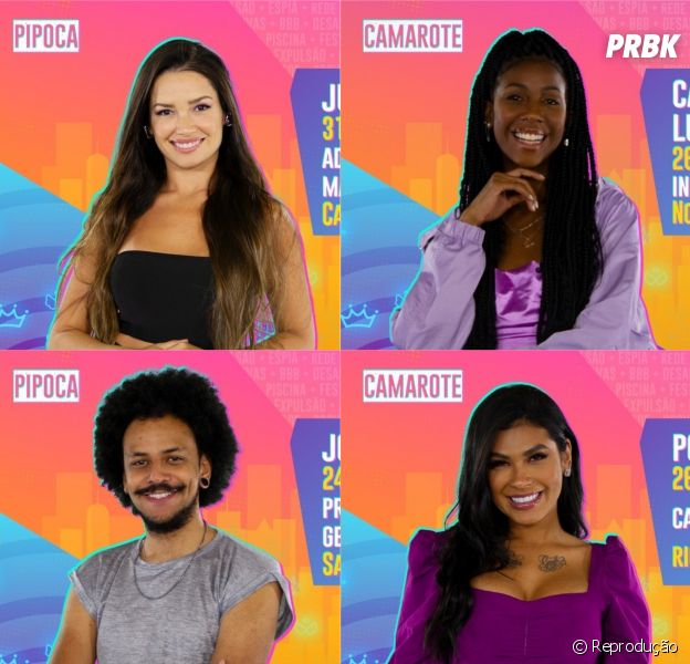"BBB21": Juliette, Camilla, João e Pocah estão formando um G4?