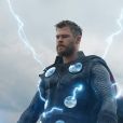Thor (Chris Hemsworth) chegando em Wakanda em "Vingadores: Guerra Infinita"