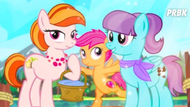 As pôneis tia Holiday e tia Lofty são um casal lésbico em desenho animado