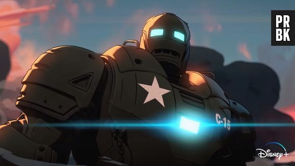 No primeiro episódio de "What If...?", Howard Stark produz uma armadura indestrutível, fazendo referência à construída pelo seu filho em "Homem de Ferro"