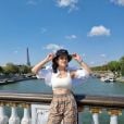 Maisa comenta quarentena em Paris: "  eu posso sair para turistar um pouco, tirar foto para vocês, andar de bicicleta e me exercitar"  