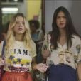   "Confissões de uma Garota Excluída": Valentina (Júlia Gomes) e Laís (Fernanda Concon) são as populares do colégio   