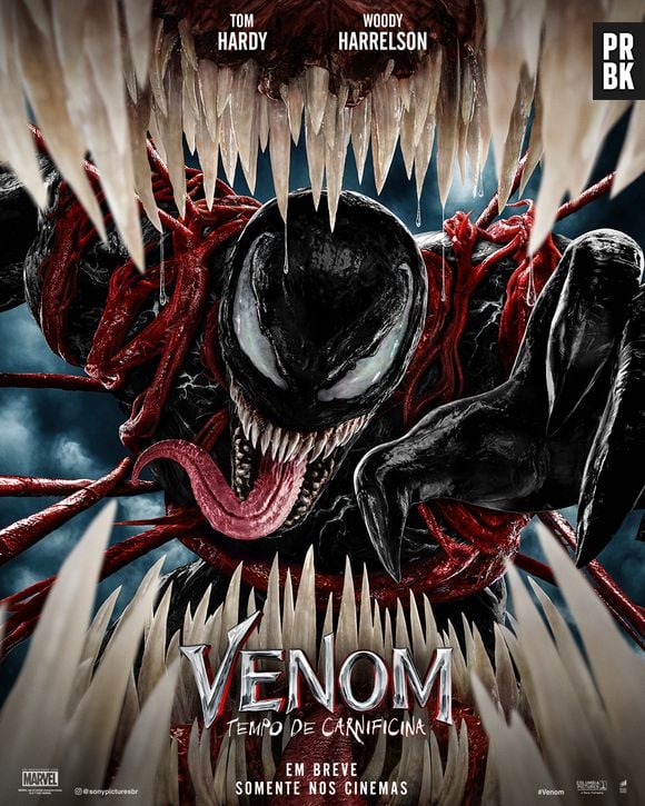 "Venom 2" estreou na última quinta-feira (07) nos cinemas brasileiros e mostra Eddie Brock (Tom Hardy) tendo que lidar com o simbionte Venom e na luta contra o grande vilão Kletus Casady/Carnificina (Woody Harrelson)