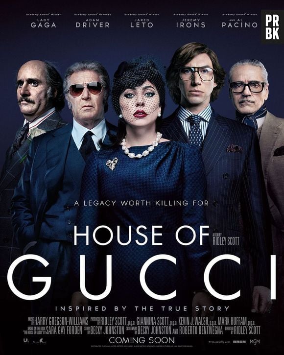 "Casa Gucci": filme com Lady Gaga e Adam Driver estreia em novembro de 2021 e é baseado no livro "Casa Gucci: Uma História de Glamour, Cobiça, Loucura e Morte", de Sara Gay Forden