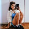 Maisa apareceu com os fios alisados no Instagram e causou polêmica