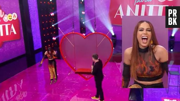 Quadro "Um Crush para Anitta", do "Domingão com Huck", tem a missão de arranjar novo boy para a cantora