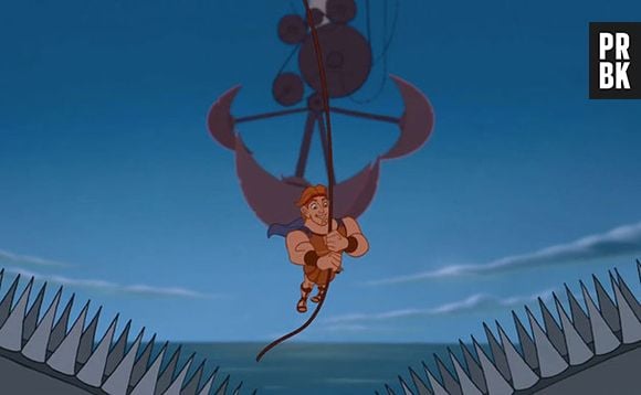 Nem "Hércules" escapou da visita do Mickey