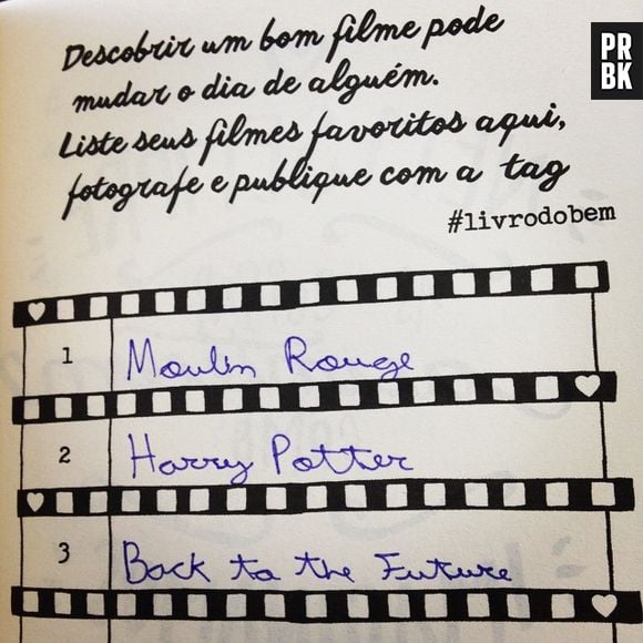 O "Livro do Bem" ajuda os leitores a dar dicas para outros viciados em livros através de hashtags