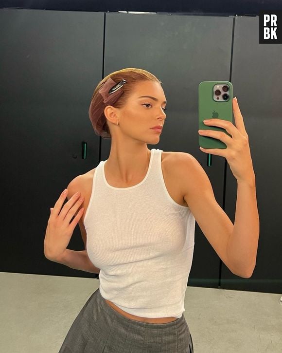 Kendall Jenner mostrou o novo cabelo em seu Instagram