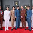 Grammy 2022: os meninos do BTS estavam na mesma paleta de cores