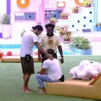 Arthur Aguiar se desentende com Scooby e DG após paredão falso no "BBB22"