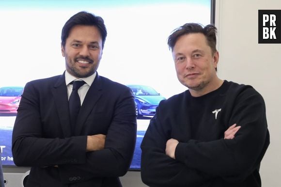 O ministro Fábio Faria postou foto ao lado do empresário Elon Musk