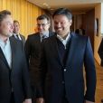 Elon Musk com o presidente Jair Bolsonaro nesta sexta-feira (20)