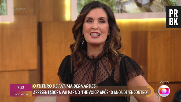 Fátima Bernardes se despediu do "Encontro" em 2022 e vai apresentar o "The Voice"