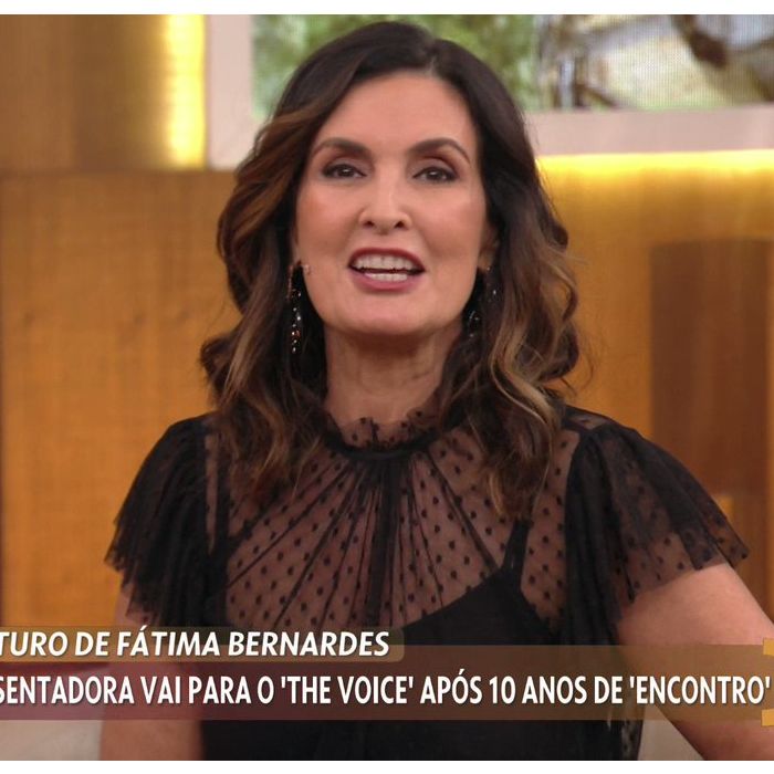 Fátima Bernardes se despediu do &quot;Encontro&quot; em 2022 e vai apresentar o &quot;The Voice&quot;