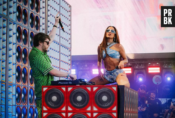 Anitta relembra como se aproximou do atual namorado, Murda Beatz 