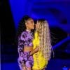 "Numanice #2": Ludmilla e a esposa Brunna Gonçalves apareceram no palco durante gravação