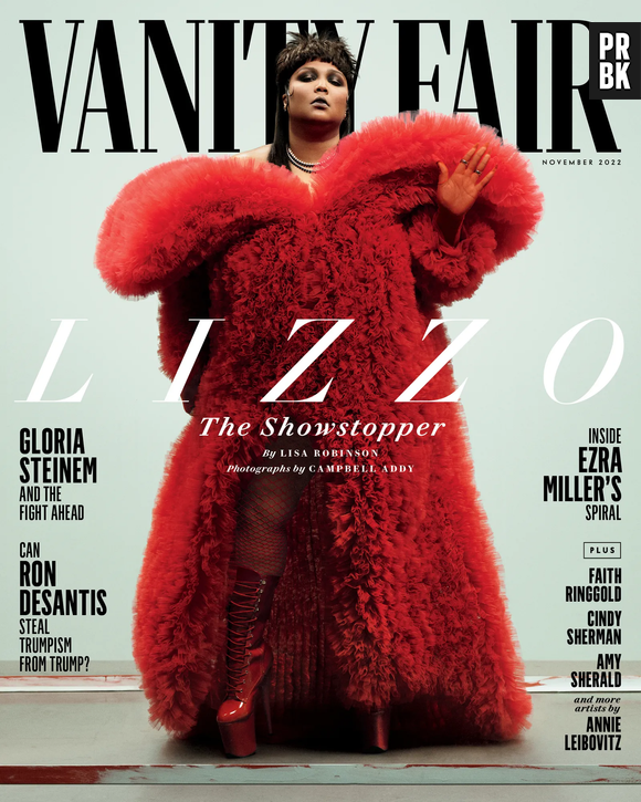 Lizzo foi divulgada como capa da Vanity Fair nesta terça-feira (11)