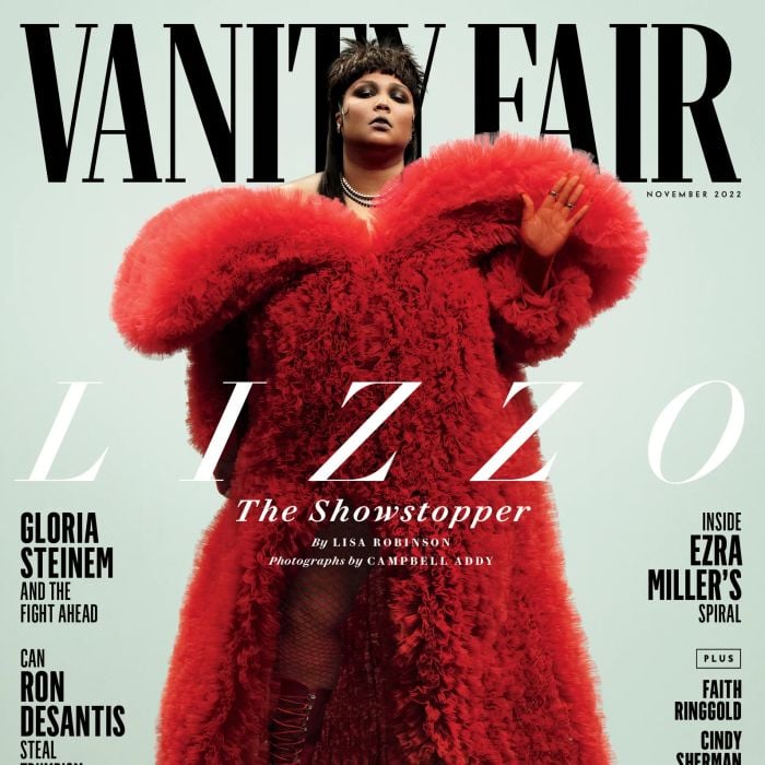 Lizzo foi divulgada como capa da Vanity Fair nesta terça-feira (11)