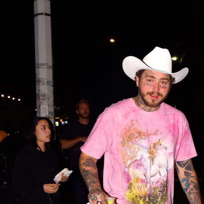 Post Malone também já foi visto várias vezes com Crocs