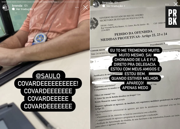 Brenda Monique acusa Saulo Poncio de tentar agredi-la em show no Rio