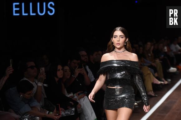 Jade Picon desfila pela marca Ellus, na SPFW, em novembro de 2022