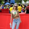 Yasmin Brunet se reúne com time de famosos para assistir estreia da Seleção Brasileira na Copa do Mundo no Qatar, no dia 24 de novembro de 2022