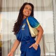 Copa do Mundo 2022: Larissa Manoela foi com look azul para 2º jogo