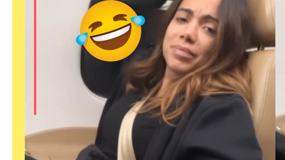 Anitta sofre com turbulência em avião e vídeo viraliza na web. Confira!