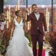 Alisson e Thamara se casaram no reality "Casamento às Cegas Brasil"