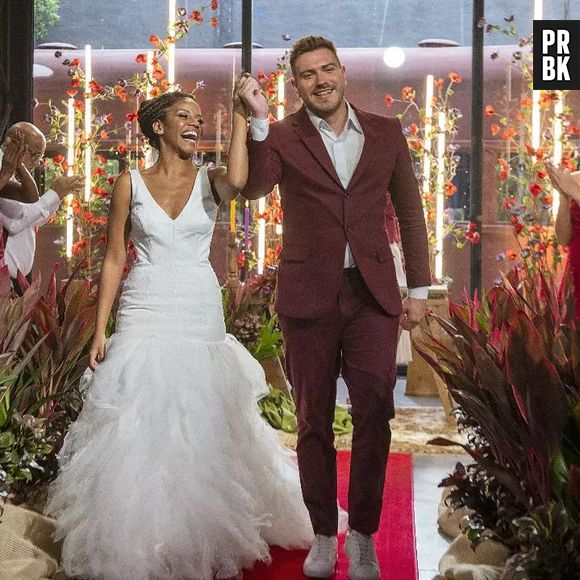 Alisson e Thamara se casaram no reality "Casamento às Cegas Brasil"