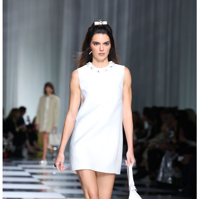 Kendall Jenner desfilou na Semana de Moda de Milão 2023