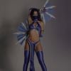 Marina Sena se fantasiou de Kitana para o Halloween