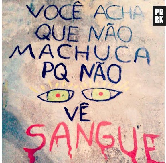 Afinal as feridas do coração ficam escondidinhas dentro do peito