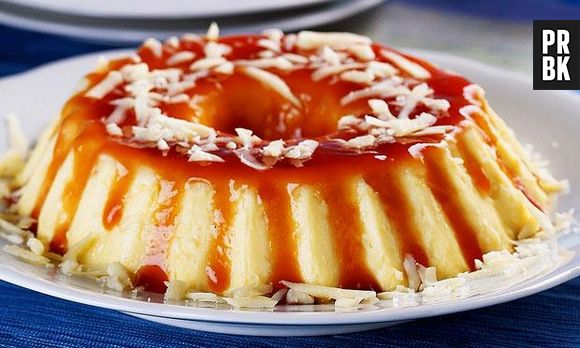 Vai um pudim de queijo com calda de goiabada aí, gente?