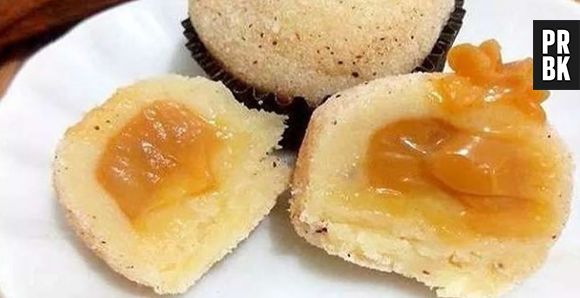 Para acompanhar o bolo de churros, só um brigadeiro de churros mesmo!