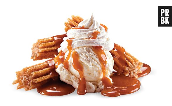 Que tal churros no sorvete? 