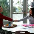  Em um flashback, os f&atilde;s v&atilde;o ver a primeira vez que Rachel (Lea Michele) e Kurt (Chris Colfer) se falaram em "Glee" 