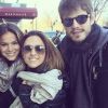 Bruna Marquezine, Tatá Werneck e Maurício Destri nos bastidores de "I Love Paraisópolis"