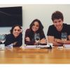 Bruna Marquezine já tinha publicado foto enquanto ensaiava com Maurício Destri e Tatá Werneck para "I Love Paraisópolis"