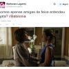 Em "Babilônia", a Beatriz (Glória Pires) não quer saber de papo pessoalmente com Inês (Adriana Esteves) 