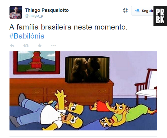 Os Simpsons ficaram chocados com o beijo lindo de Fernanda Montenegro e Nathalia Timberg em "Babilônia"