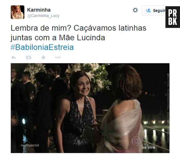 Será que a Beatriz (Glória Pires) vai lembrar de onde conhece a Inês (Adriana Esteves) de verdade em "Babilônia"?