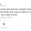 Os internautas compararam a doença de Avril Lavigne com o filme "O Curioso Caso de Benjamin Button"