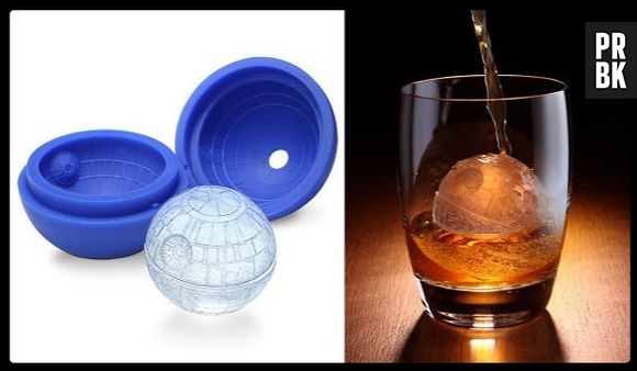 A nave espacial Death Star de "Star Wars" fica bem menos assustadora em forma de gelo