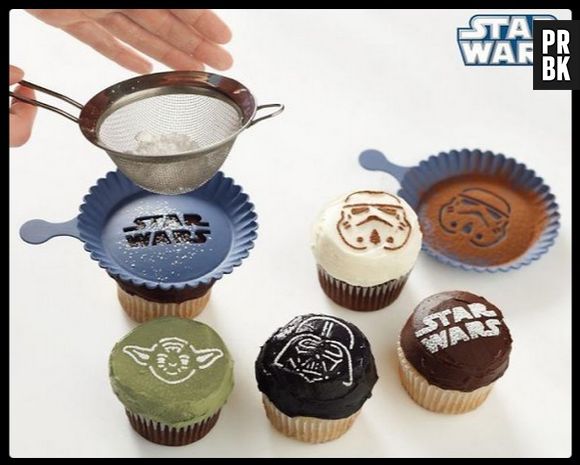 Pra deixar seus cupcakes mais originais e cara dos personagens de "Star Wars"