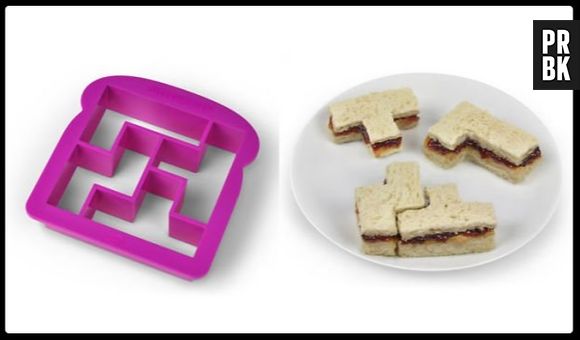 Quem disse que não dá pra brincar com comida? Vai uma partida de Tetris aí?